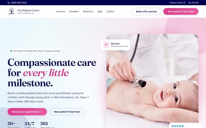 Pedcenter website